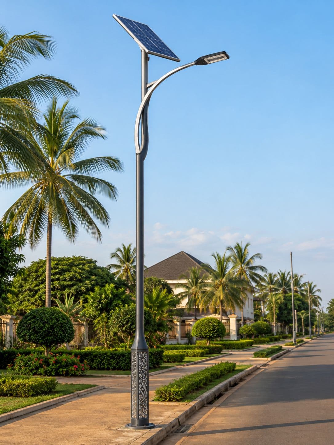 Lampadaire solaire 200 W